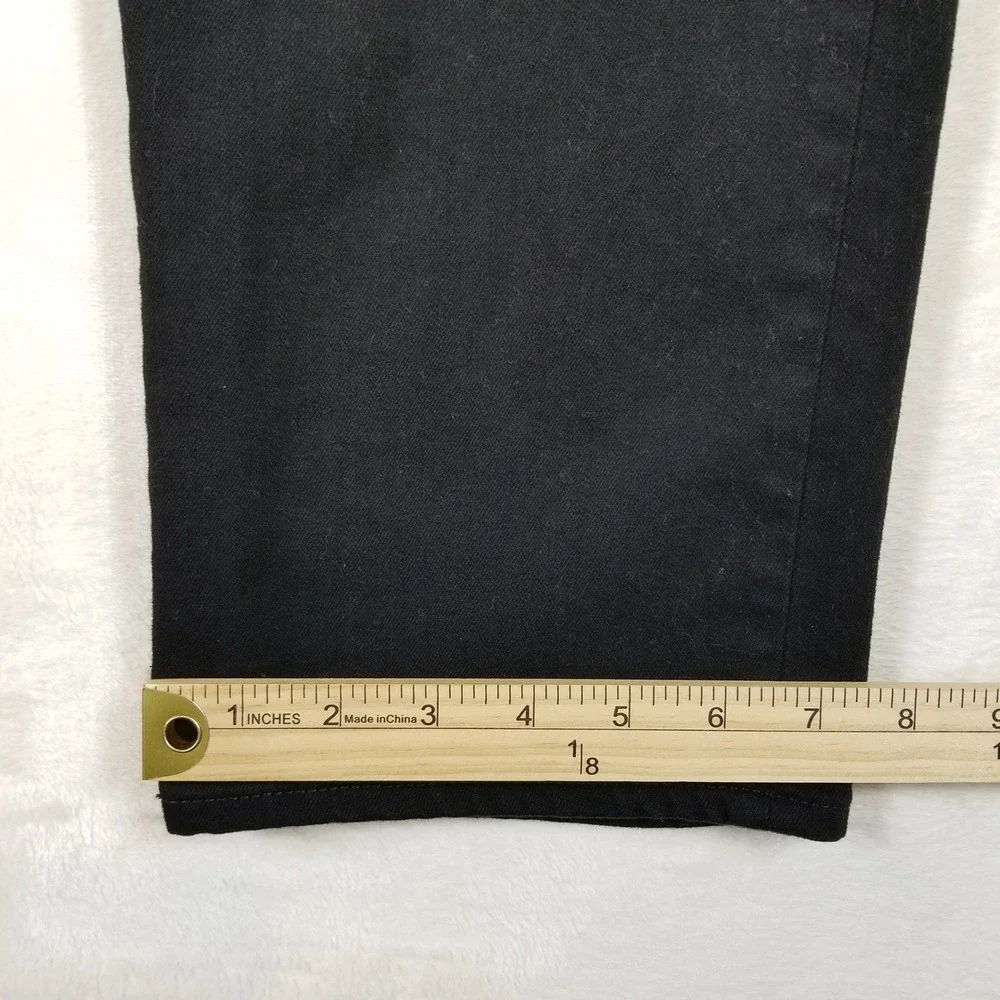 J.Crew‎ Essential Straight Black Jeans Mens 34 Cotton Blend Stretch